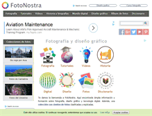 Tablet Screenshot of fotonostra.com